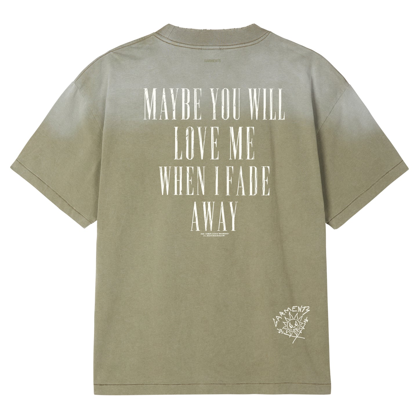 PERFECT VINTAGE TEE - SUN IS GONE OLIVE