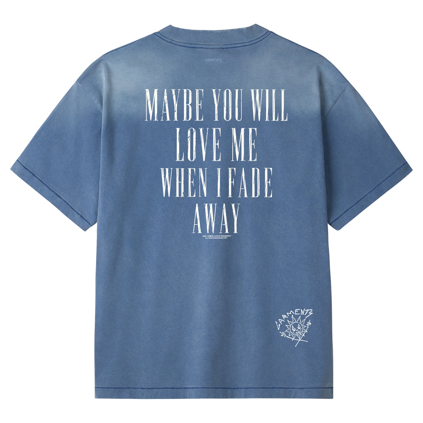 PERFECT VINTAGE TEE - SUN IS GONE BLUE
