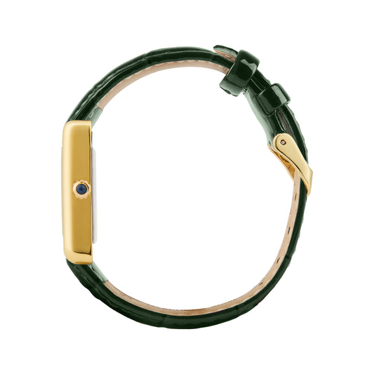 TIME IS MONEY WATCH - GOLD / MONEY GREEN