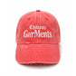 CHÂTEAU CAP - WASHED CORAL RED