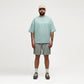 LOGO REVERSIBLE INSIDE OUT TEE - GLACIER BLUE
