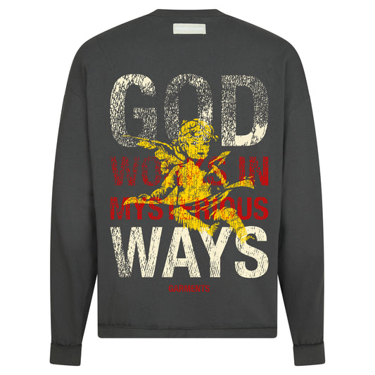 ANGEL INSIDE OUT LONGSLEEVE - SUNFADED CONCRETE GREY