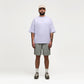 LOGO REVERSIBLE INSIDE OUT TEE - LAVENDER PURPLE
