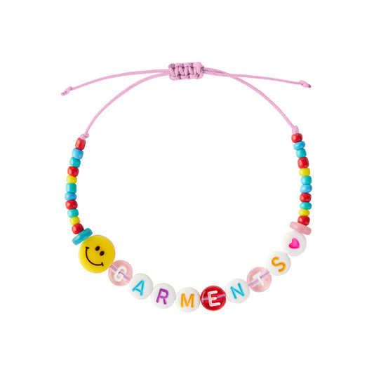 SMILE AND LOVE BRACELET - PINK