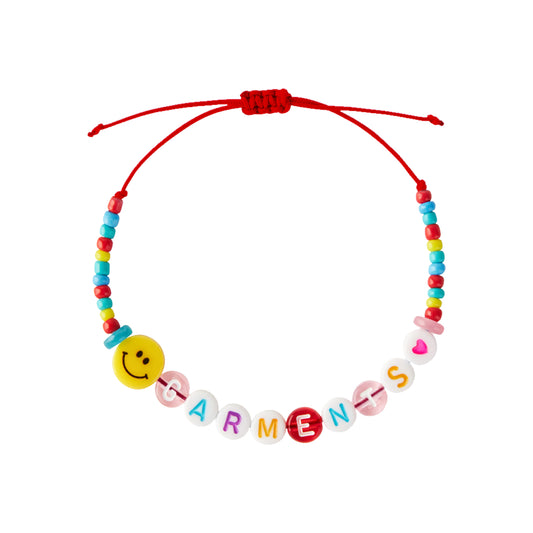 SMILE AND LOVE BRACELET - RED