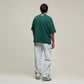 REVERSIBLE INSIDE OUT TEE - DARK JADE GREEN