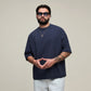REVERSIBLE INSIDE OUT TEE - LUNA NAVY