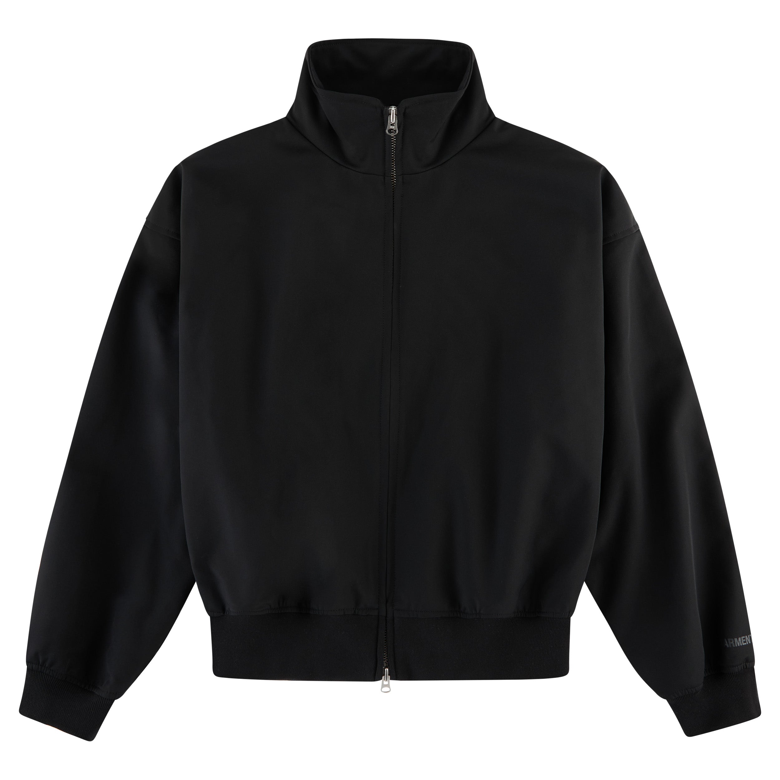 Shell Bomber Jacket Black – Boxy Cropped Windproof Jacket | GARMENTS Shell Bomber Jacket Black – Boxy Cropped Windproof Jacket | GARMENTS