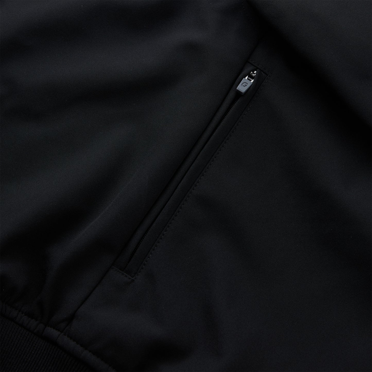 SHELL BOMBER JACKET - DESIGNER BLACK