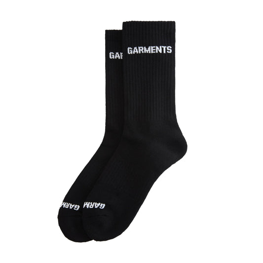 LOGO SOCKS SINGLE PACK - BLACK
