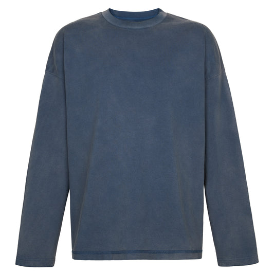 REVERSIBLE INSIDE OUT LONGSLEEVE - HOLY WATER BLUE