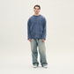 REVERSIBLE INSIDE OUT LONGSLEEVE V2 - HOLY WATER BLUE