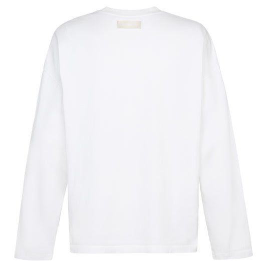 REVERSIBLE INSIDE OUT LONGSLEEVE - DOVE WHITE