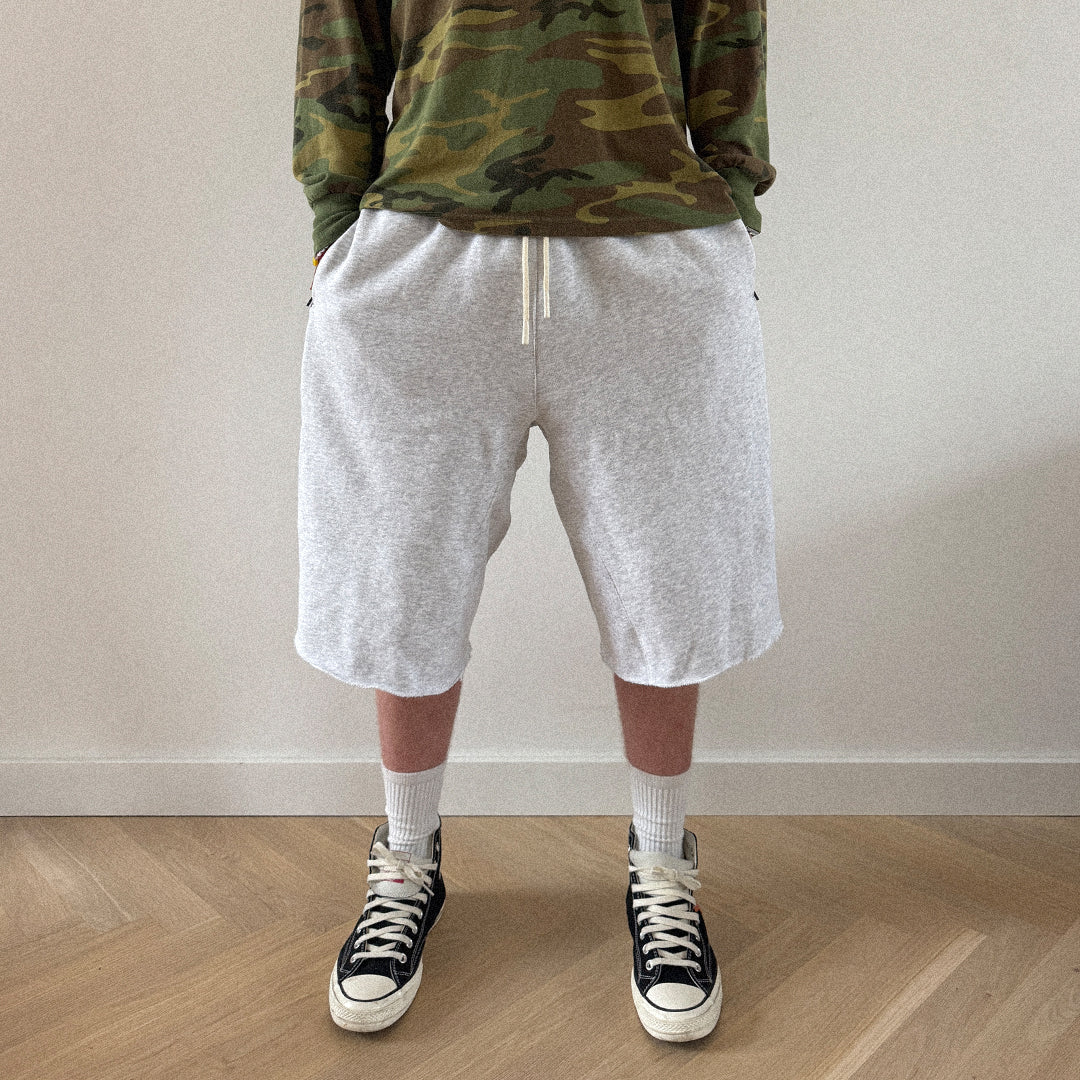 PERFECT SWEATSHORTS - DOVE HEATHER GREY
