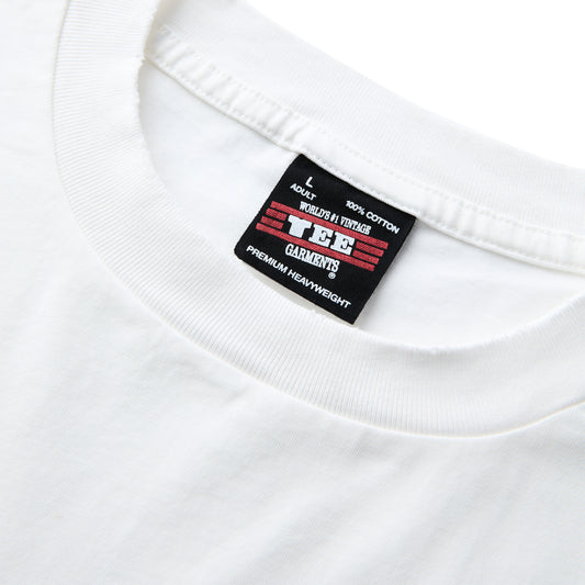 PERFECT VINTAGE TEE - BLESSED SAVED FAITH WHITE
