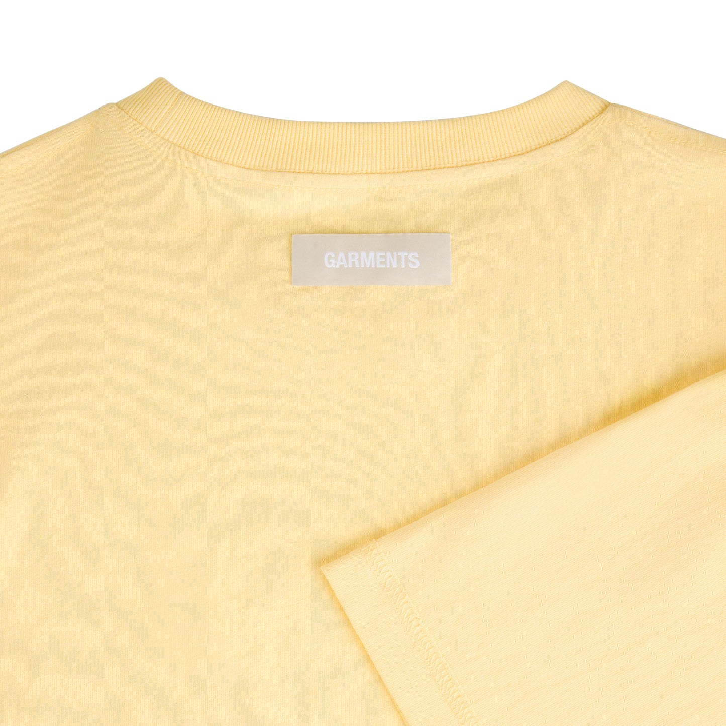 REVERSIBLE INSIDE OUT TEE - BUTTER YELLOW