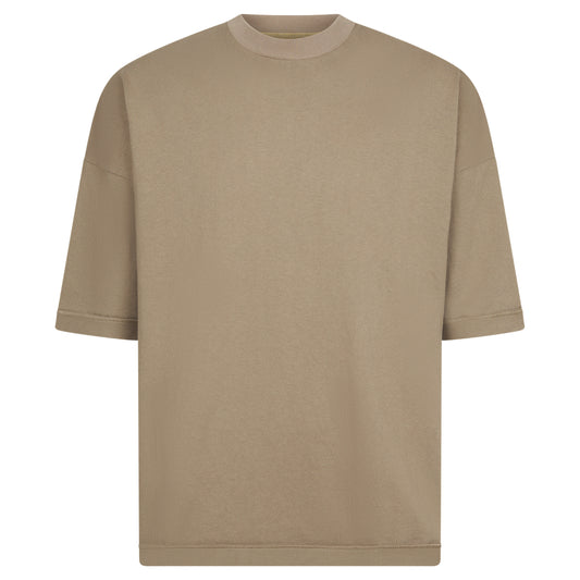 REVERSIBLE INSIDE OUT TEE - PERFECT TAUPE
