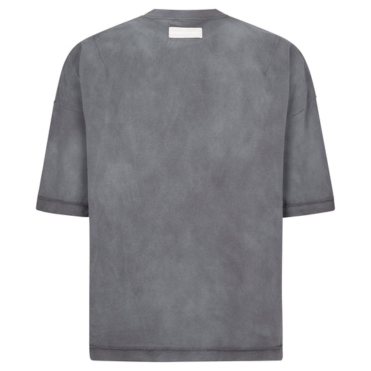 REVERSIBLE INSIDE OUT TEE - SUNFADED CONCRETE GREY