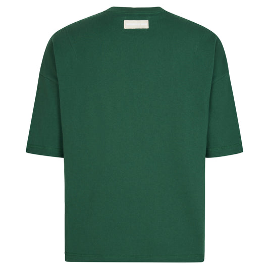 REVERSIBLE INSIDE OUT TEE - DARK JADE GREEN
