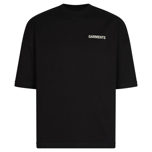 GOD WORKS REVERSIBLE INSIDE OUT TEE - DESIGNER BLACK