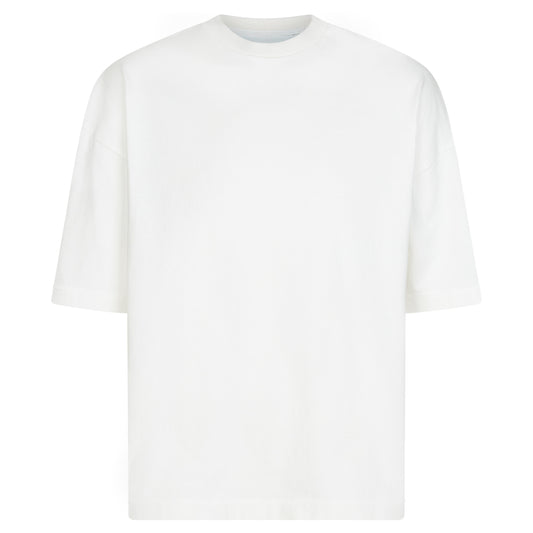 REVERSIBLE INSIDE OUT TEE - DOVE WHITE