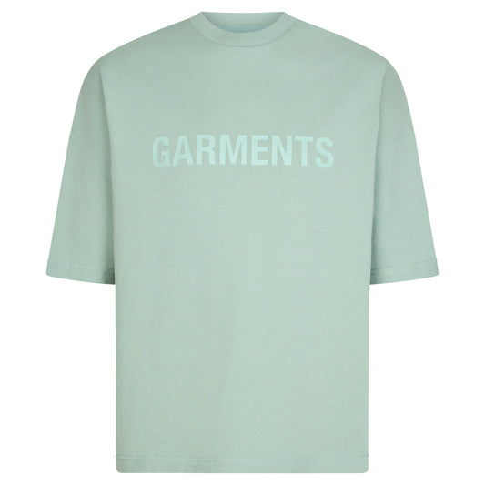 LOGO REVERSIBLE INSIDE OUT TEE - GLACIER BLUE