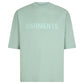 LOGO REVERSIBLE INSIDE OUT TEE - GLACIER BLUE