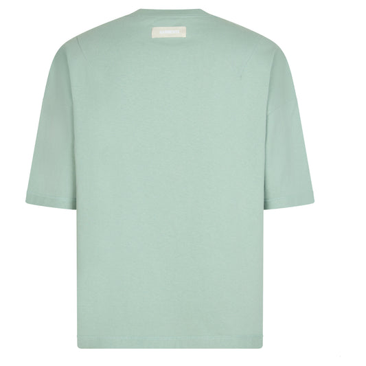 LOGO REVERSIBLE INSIDE OUT TEE - GLACIER BLUE