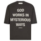 GOD WORKS REVERSIBLE INSIDE OUT TEE - SUNFADED ANTHRACITE / VINTAGE WHITE
