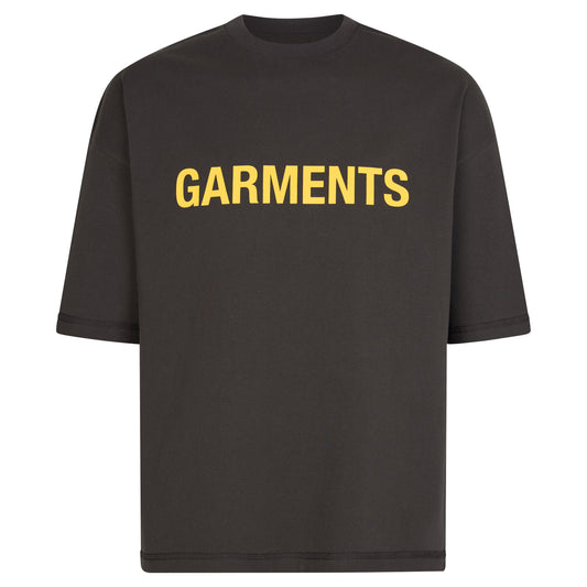 LOGO REVERSIBLE INSIDE OUT TEE - SUNFADED ANTHRACITE