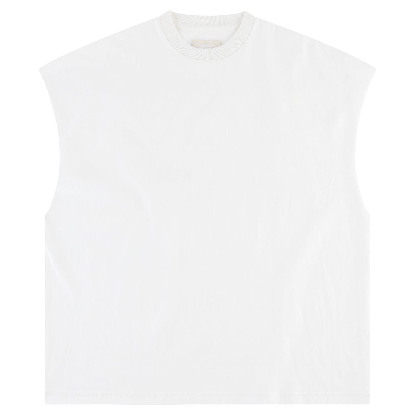 SLEEVELESS TEE - DOVE WHITE