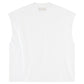 SLEEVELESS TEE - DOVE WHITE