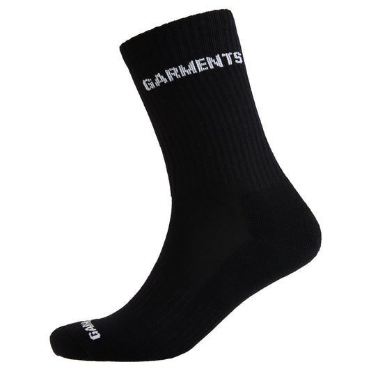 LOGO SOCKS SINGLE PACK - BLACK