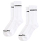 LOGO SOCKS TWO PACK - WHITE