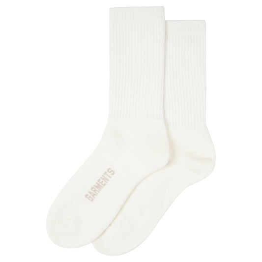 1985 VISION SOCKS V2 - CREAM WHITE