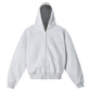 THE PERFECT ZIP HOODIE - DOVE HEATHER GREY