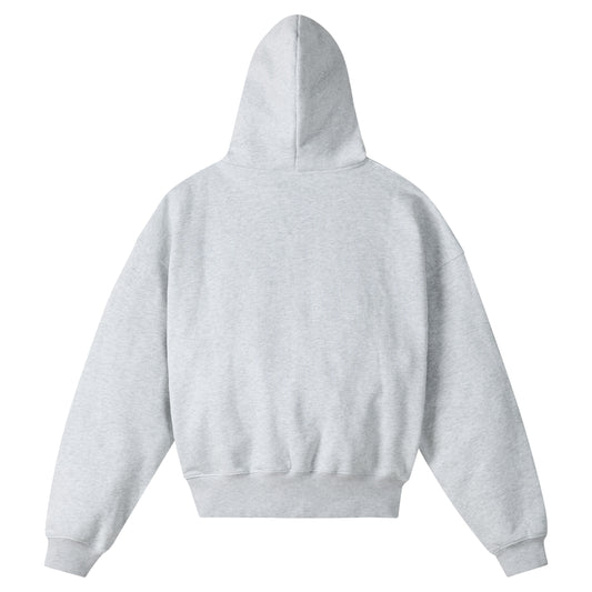 THE PERFECT ZIP HOODIE - DOVE HEATHER GREY