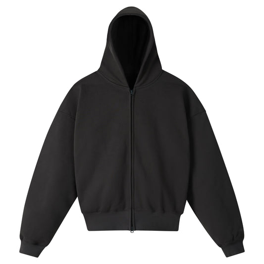 THE PERFECT ZIP HOODIE - SUNFADED ANTHRACITE