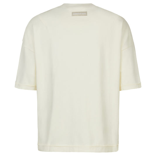 REVERSIBLE INSIDE OUT TEE - IVORY WHITE