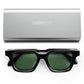 LUNA SUNGLASSES - BLACK / DARK JADE GREEN