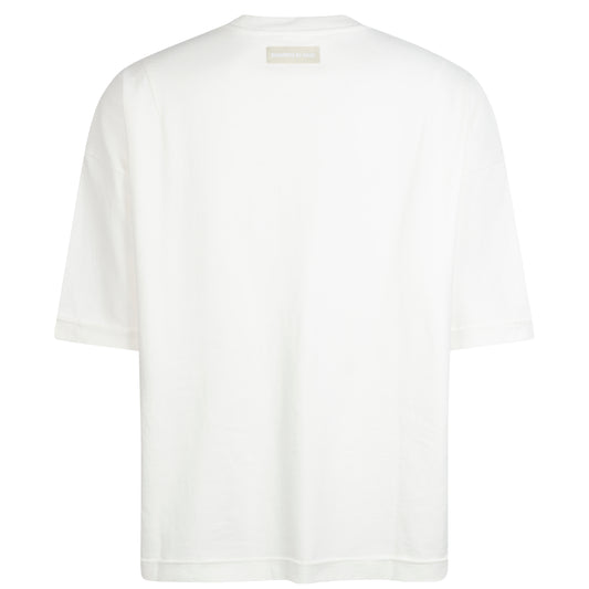 REVERSIBLE INSIDE OUT TEE - DOVE WHITE
