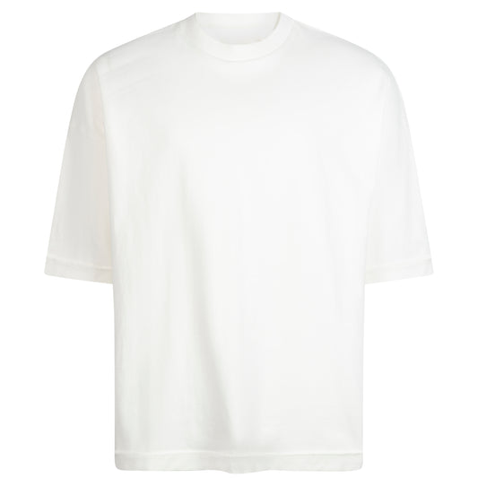 REVERSIBLE INSIDE OUT TEE - DOVE WHITE